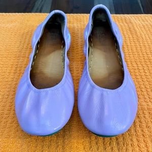Custom Spring Peri-Purple matte leather tieks